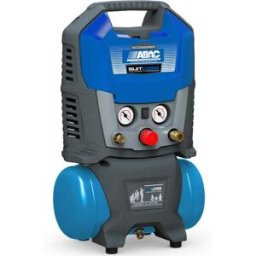 ABAC SUITCASE - Compressore aria elettrico portatile monofase, oil-less - Motore 1.5 HP - 6 lt