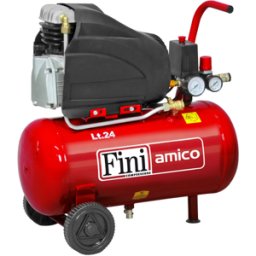 Fini Amico 25/SF2500 - Compressore aria elettrico monofase - Motore 2 HP - 24 lt