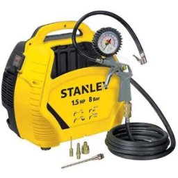 Stanley Air Kit - Compressore aria elettrico portatile monofase - Motore 1.5 HP
