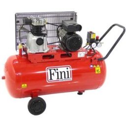 Fini Advanced MK 102 N 90 2M - Compressore aria elettrico monofase a cinghia - Motore 2 HP - 90 lt