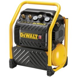 DeWalt DPC10QTC-QS - Compressore aria elettrico portatile monofase, oil-less - Motore 1.5 HP - 9.4 lt