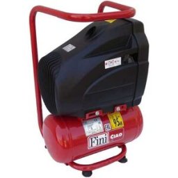 Fini Ciao 6 - Compressore aria elettrico portatile monofase, oil-less - Motore 1,5 HP - 6 lt
