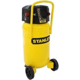 Stanley D230/10/50V - Compressore aria elettrico verticale monofase, oil-less - Motore 2 HP - 50 lt