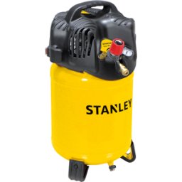 Stanley D200/10/24 - Compressore aria elettrico portatile monofase, oil-less - Motore 1.5 HP - 24 lt