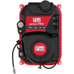 Fini Genius Pro 230/50 - Compressore monofase a muro, oil-less - Motore 1.5 HP
