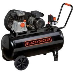 Black & Decker BD 220/100 2M - Compressore aria elettrico monofase a cinghia - Motore 2 HP - 100 lt