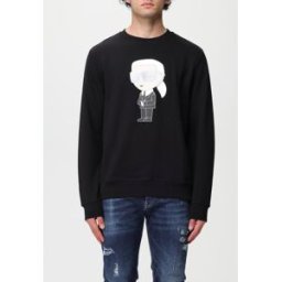 Lagerfeld Felpa in cotone Nero Taglia S