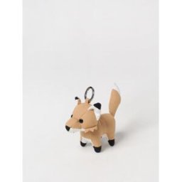 Maison Kitsuné Portachiavi Fox Maison Kitsunè in cotone Beige Taglia OS