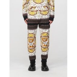 Moschino Pantalone in cotone Avorio Taglia 50