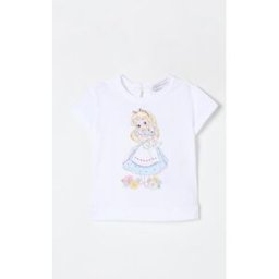 Monnalisa T-shirt Disney con strass Bianco Taglia 3M