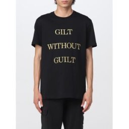 Moschino T-shirt in cotone con scritta Nero Taglia 50