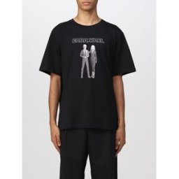 Lagerfeld T-shirt Cara Loves Karl con stampa Nero Taglia S