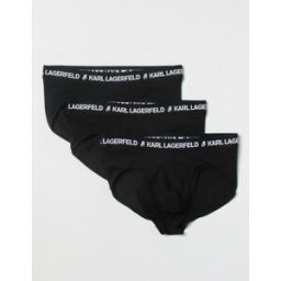 Lagerfeld Set 3 slip in cotone organico Nero Taglia S