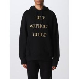 Moschino Felpa Gilt Without Guilt Nero 1 Taglia 50