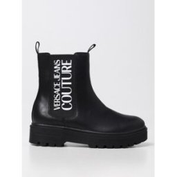 Versace Jeans Couture Stivaletto in pelle sintetica Nero Taglia 45