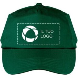 VistaPrint Cappellino a cinque spicchi Original Beechfield con stampa monocolore