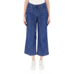LIU JO Pantalone wide leg BLU SCURO 27