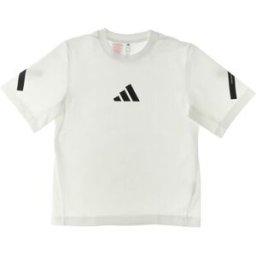 Adidas T-shirt girocollo BIANCO 9-10A