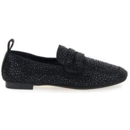 MASSIMO SANTINI Mocassini con strass NERO 36