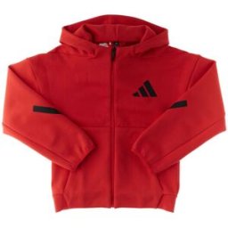 Adidas Felpa con cappuccio ROSSO 7-8A
