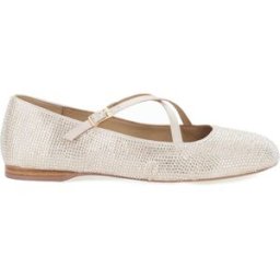 MASSIMO SANTINI Ballerine con strass CHAMPAGNE 41