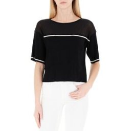 LIU JO Maglia mezza manica SPORT NERO XS