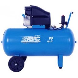 Abac Estoril L30P - Compressore aria elettrico carrellato - Motore 3 HP - 90 lt