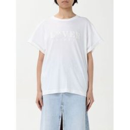 Pinko T-shirt in cotone con stampa Lover Bianco Taglia M