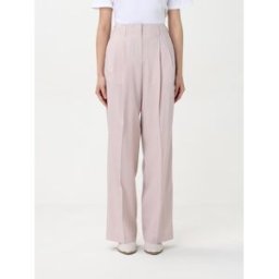 Golden Goose Pantalone classico in lana vergine Rosa Taglia 42