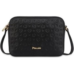Borsa a tracolla Heritage Logo Embossed NERO, one_size, Pollini one_size