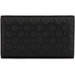 Portafoglio Heritage Logo Embossed NERO, one_size, Pollini one_size