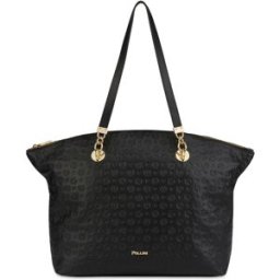 Tote bag Heritage Logo Embossed NERO, one_size, Pollini one_size