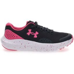 Scarpe da Allenamento con Tomaia in Mesh UNDER ARMOUR Grade School Surge 4 Nere e Rosa 40