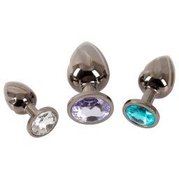 Anos - set plug anale in metallo