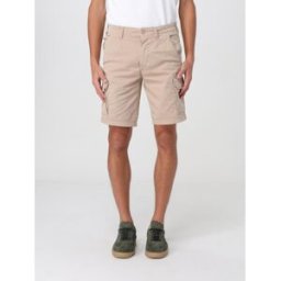 Blauer Pantaloncino cargo in cotone stretch Beige Taglia 28