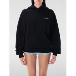 Coperni Felpa con cappuccio in cotone con mini logo Nero Taglia S