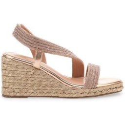 Sandali Oro con Zeppa con Glitter MON DIEU 602 38