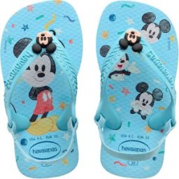 Havaianas Kids Disney Classics azzurra con stampa grafica Minnie