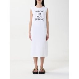 Moschino Abito in viscosa stretch Bianco Taglia 42