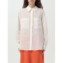 Liujo Camicia basic in lino Bianco Taglia 42