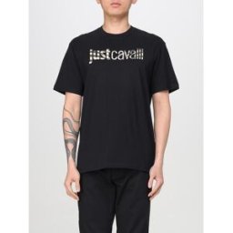 Just Cavalli T-shirt in cotone con logo Nero Taglia XL