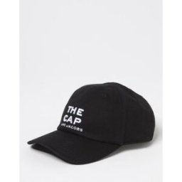 Marc Jacobs Cappello The Cap in cotone Nero Taglia OS