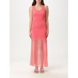 Pinko Abito in misto viscosa Corallo Taglia M