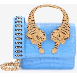 Roberto Cavalli Medium Roar Bag - Female Borse A Spalla Azzurro UNICA