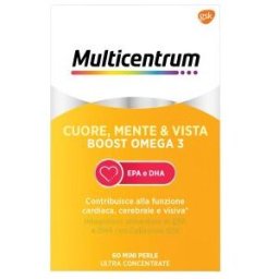 Multicentrum Cuore, Mente e Vista Boost Omega 3 60 Capsule