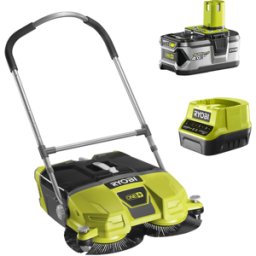 Ryobi R18SW3-0 - Spazzatrice a batteria con cesto di raccolta 18V - 4Ah