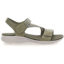 Sandali Khaki con Doppia Fascia e Elastico Effetto Corda FIRST ACTIVE 2 38