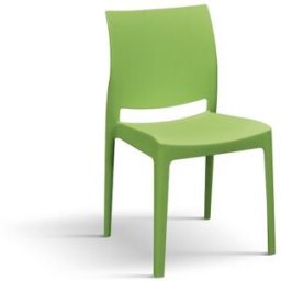 Pazzo Design Sedia Alberto Verde set da 4 sedie in Polipropilene