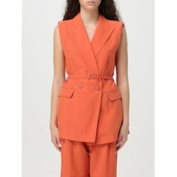 Liujo Gilet in lino Mattone Taglia 42