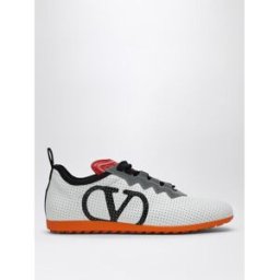 Valentino Garavani Sneakers Chromathon Valentino in nappa traforata Bianco Taglia 37½